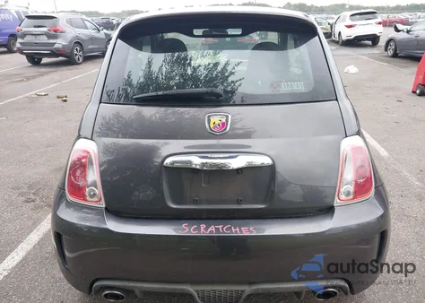 2015 Fiat 500 Abarth from USA, damaged, VIN 3C3CFFFH8FT642994